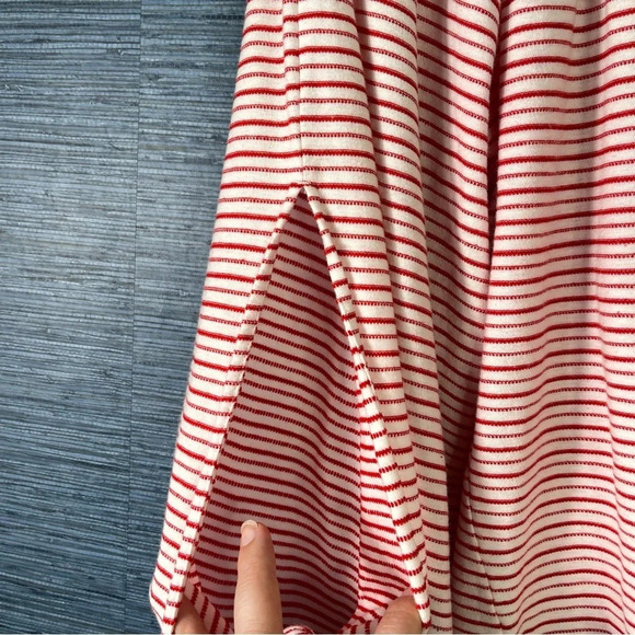 Lauren Ralph Lauren | Red White Striped Top Large - Picture 4 of 7